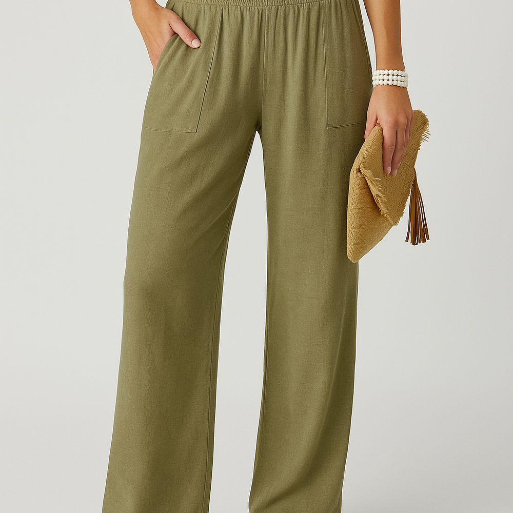 
                  
                    Dianora – Wijde Damesbroek met Hoge Elastische Taille
                  
                