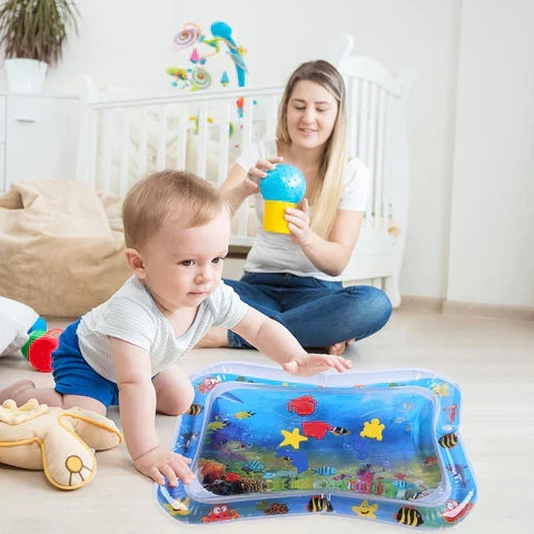 AquaDream Waterspeelmat | Zacht Opblaasbaar Speelkleed voor Baby's en Kinderen