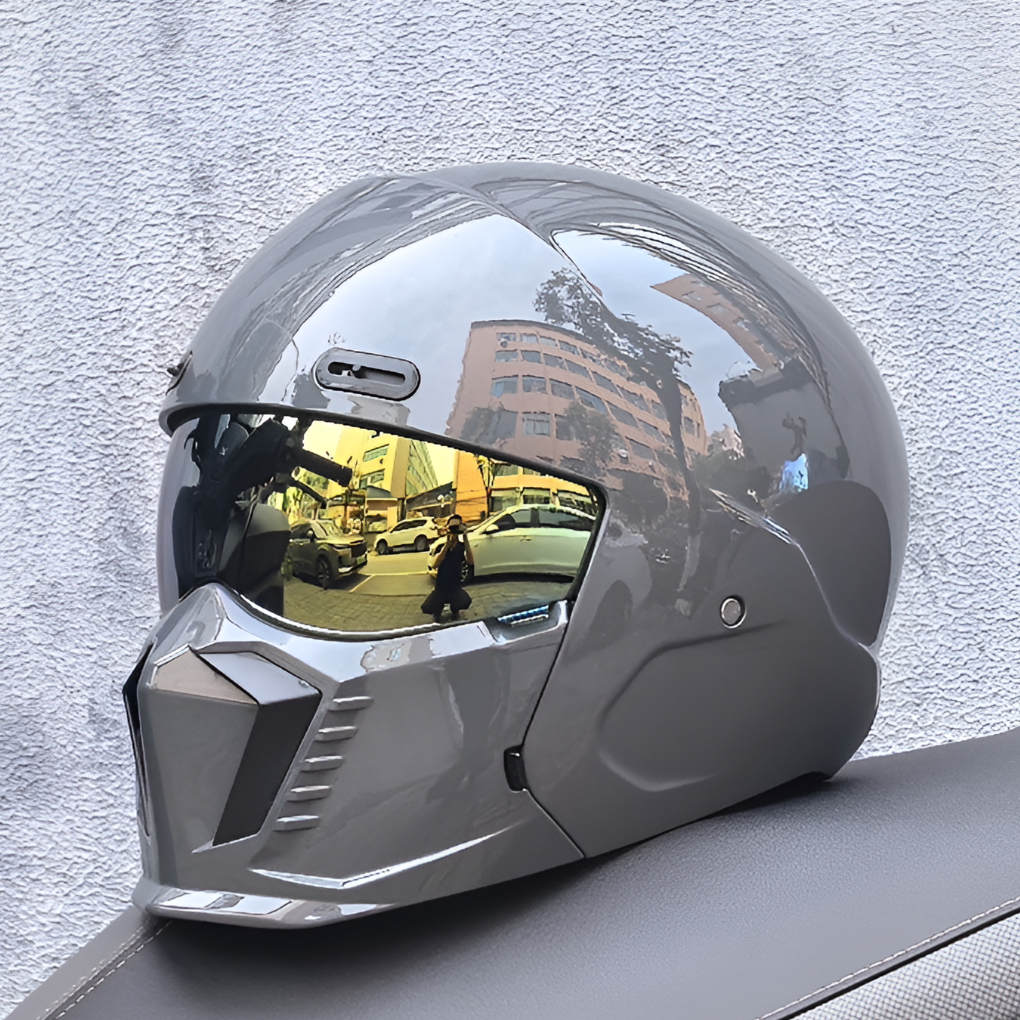 Motorhelm – DOT- en ECE-goedgekeurd, tijdloze look