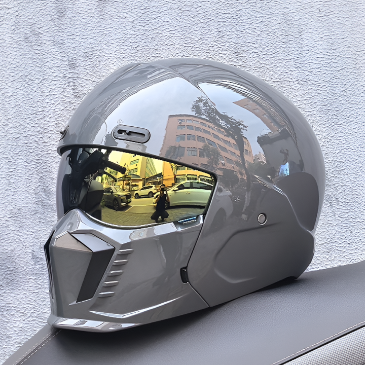 Motorhelm – DOT- en ECE-goedgekeurd, tijdloze look