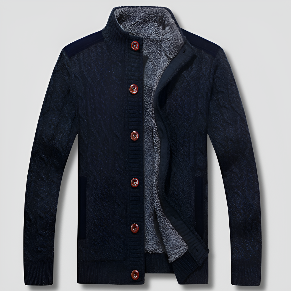 Dames Gebreid Vest met Pluche Voering