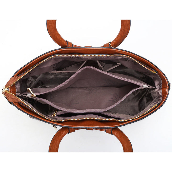 Vintage Leren Tas met Tijdloze Elegant