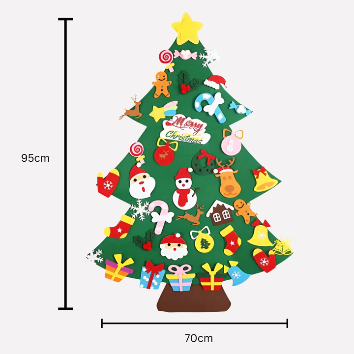 Gevoelde Montessori Kerstboom