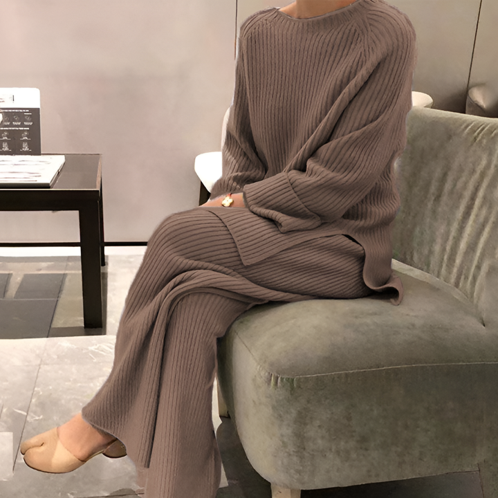 Gebreid Sweater & Broek Set