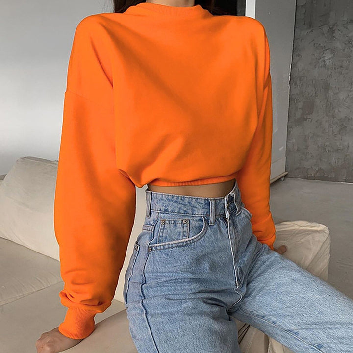 CiaranSweater I Crop Trui Met Lange Mouwen Voor Dames