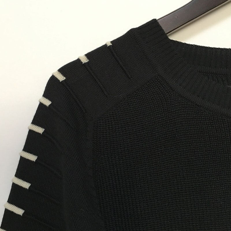 Gebreide Herentrui met Streepdetails – Lukas Herfsteditie