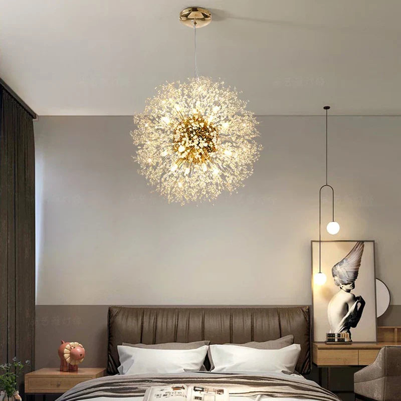 Exclusieve Kroonluchter met Kristallen – Elegante Plafondlamp voor Verfijnde Interieurs