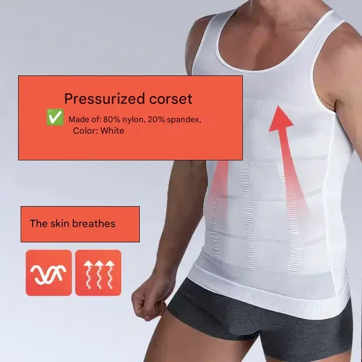Corrigerend herenhemd met shaping-effect – Noah