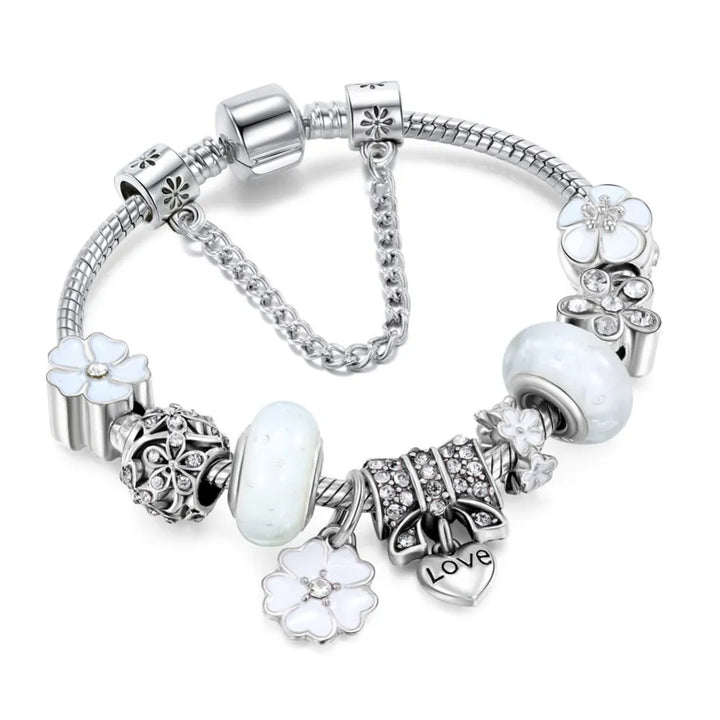 Unieke gegalvaniseerde legering bedelarmband love