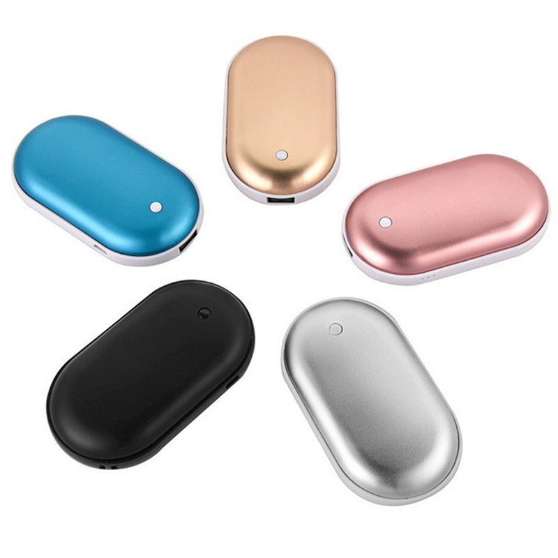 Oplaadbare handwarmer met powerbank van 5200 mAh