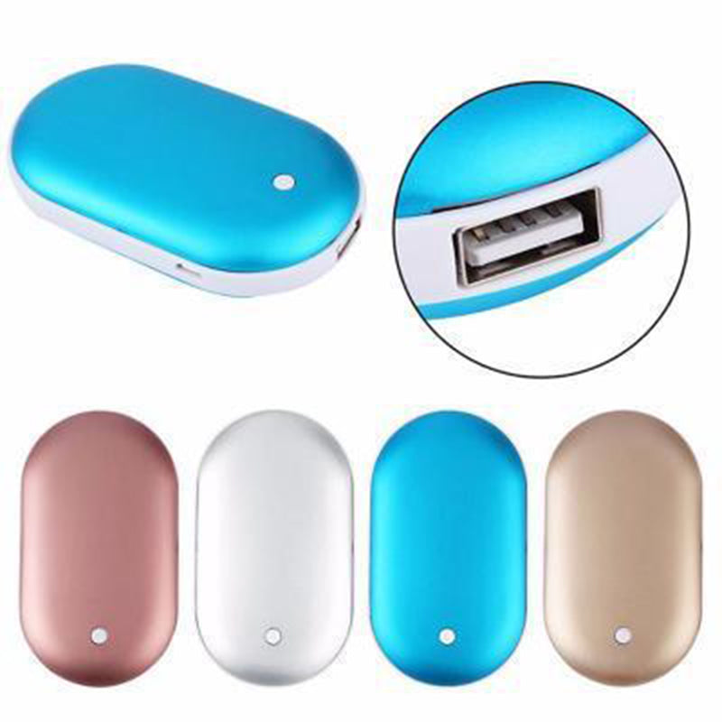 Oplaadbare handwarmer met powerbank van 5200 mAh