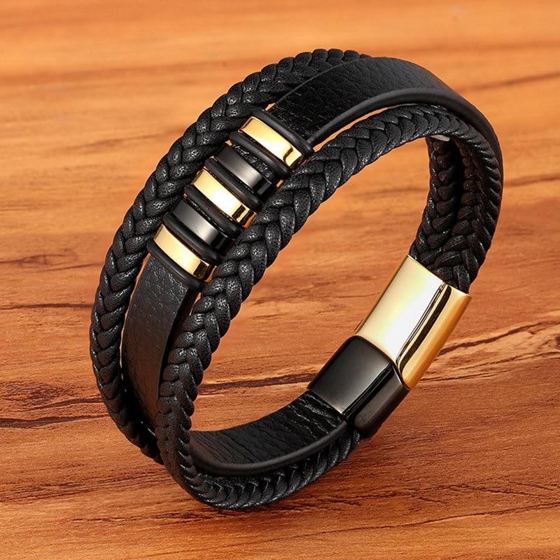 Leren Armband voor Mannen - Tijdloos en Stijlvol Accessoire