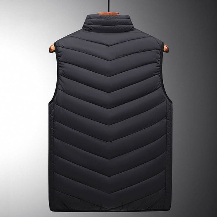 Verwarmde bodywarmer met 13 zones en carbonvezel-verwarming