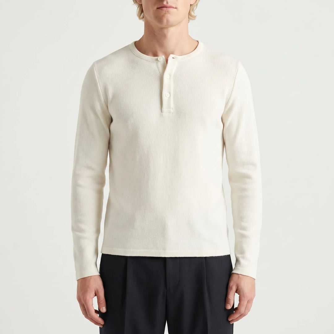 HenlwickSlim Fit Long Sleeve Henley Shirt