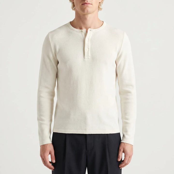 HenlwickSlim Fit Long Sleeve Henley Shirt