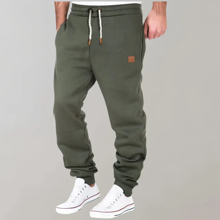 Slim Fit Joggingbroek voor Heren met Trekkoord en Zijzakken