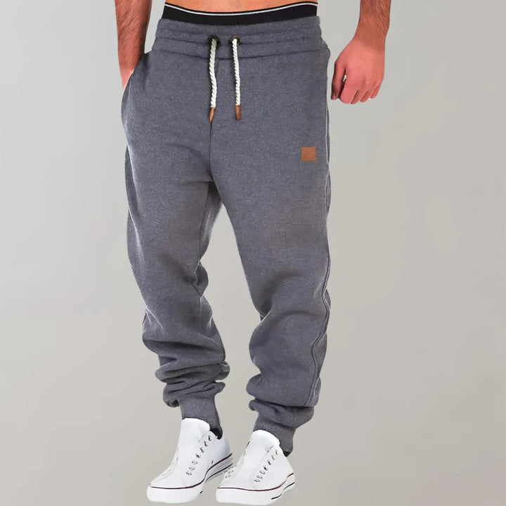 Slim Fit Joggingbroek voor Heren met Trekkoord en Zijzakken