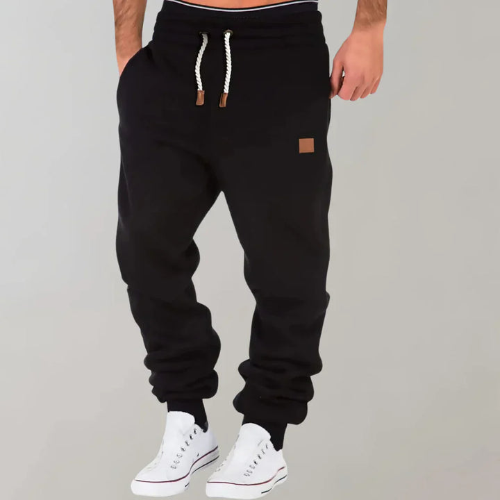 Slim Fit Joggingbroek voor Heren met Trekkoord en Zijzakken