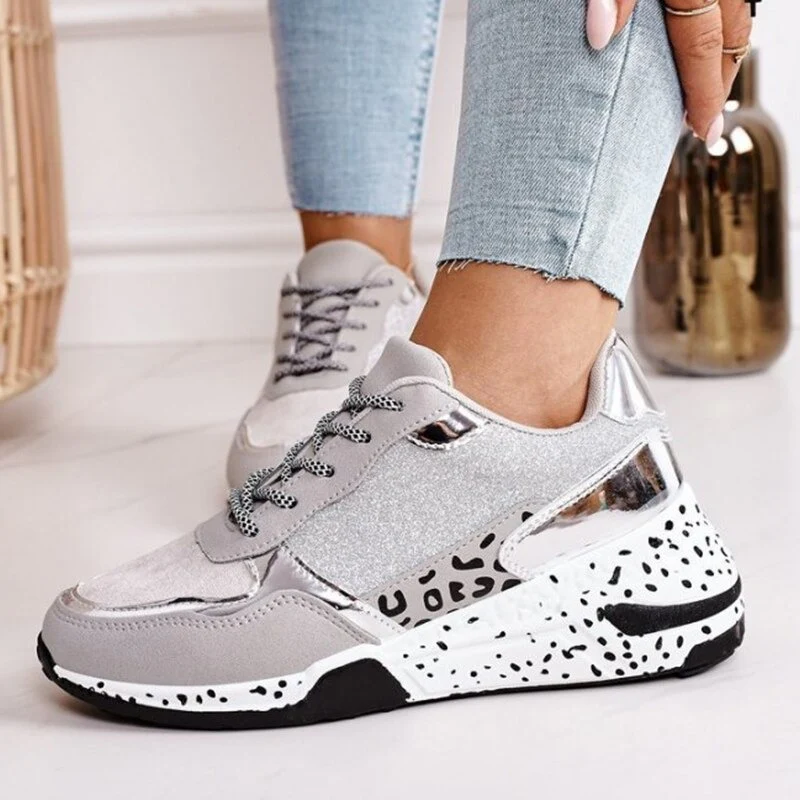 Dames Sneakers - met print en stevig voetbed