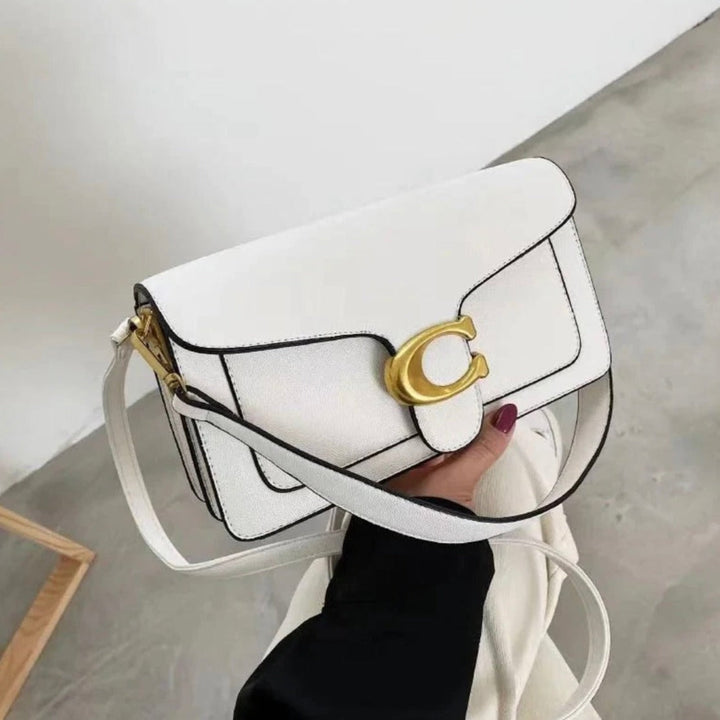 Coach Teller | Schoudertas Elegante Stijl voor Vrouwen Bruin | Vanero