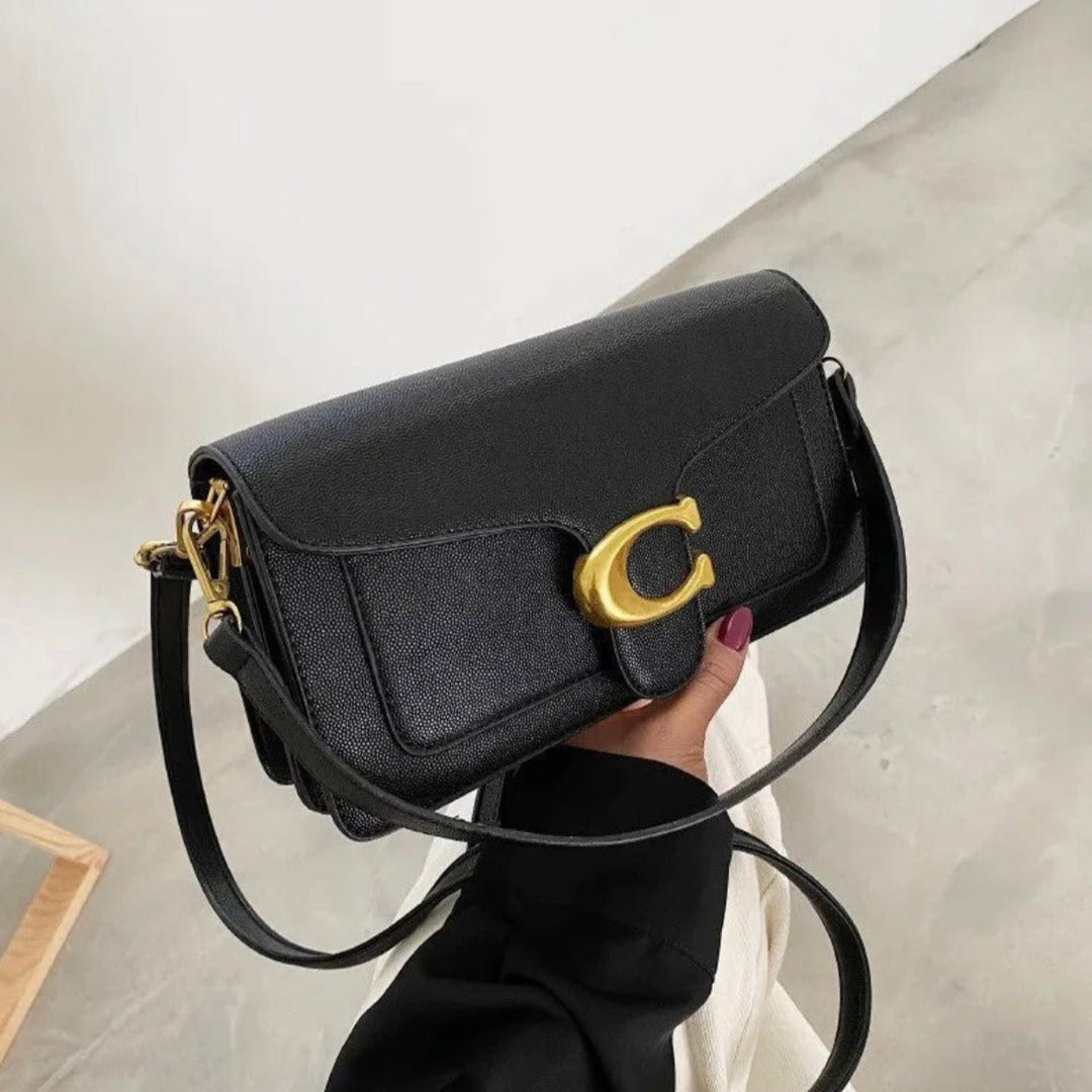 Coach Teller | Schoudertas Elegante Stijl voor Vrouwen Bruin | Vanero