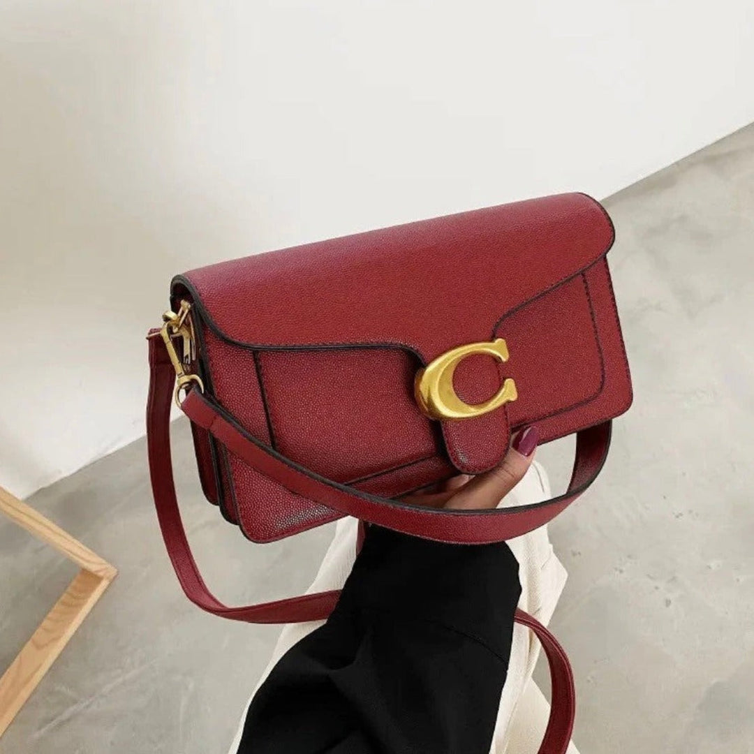 Coach Teller | Schoudertas Elegante Stijl voor Vrouwen Bruin | Vanero