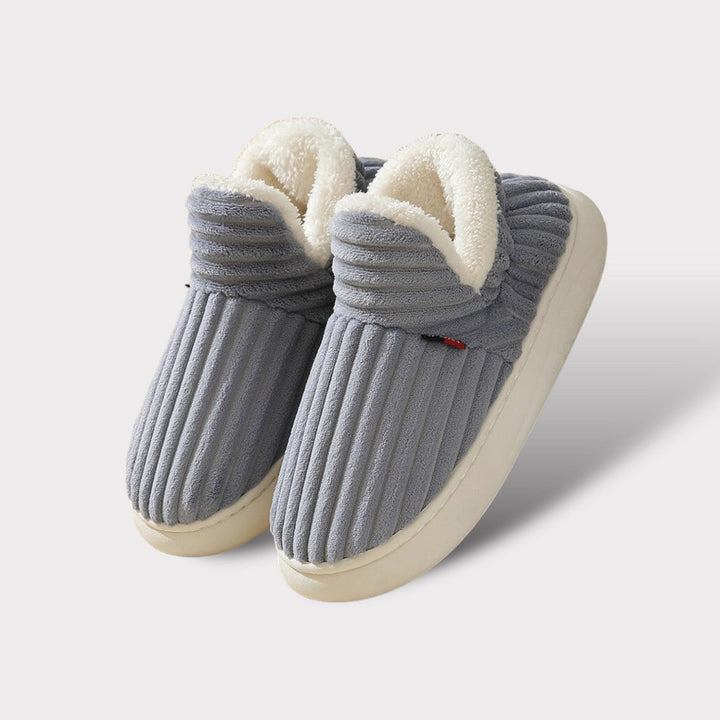 Ultra-warme ergonomische bontpantoffels