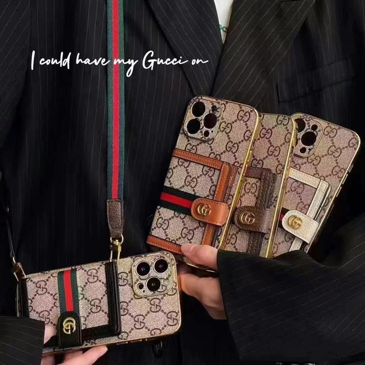 Luxe iPhone-hoesje met schoudertas