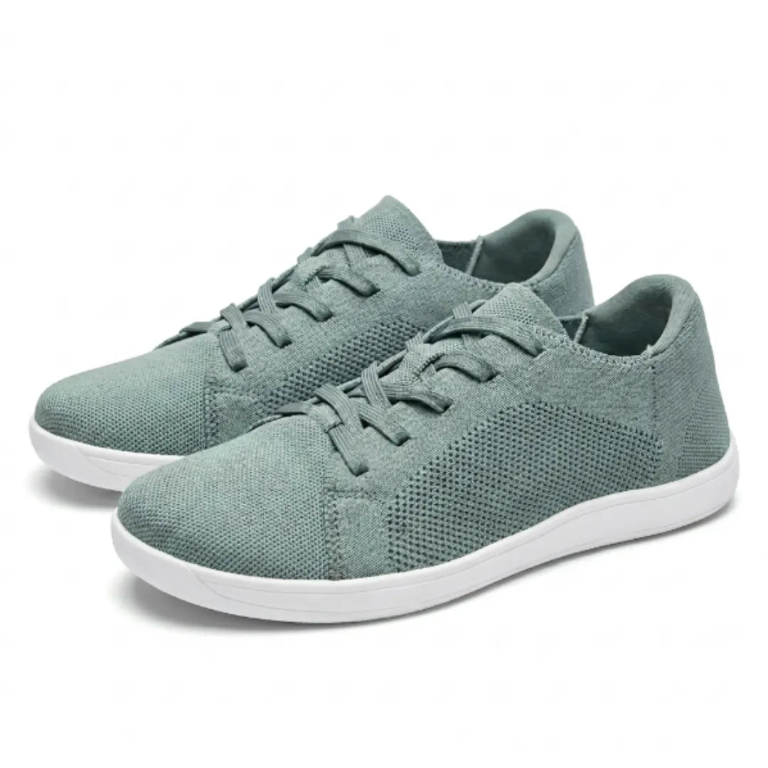 Unisex barefoot-sneaker met brede neusbox en ademend mesh