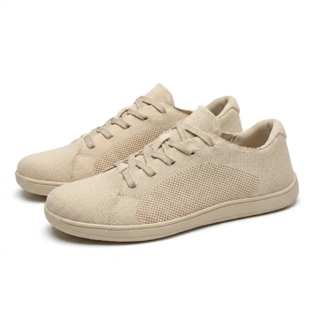 Unisex barefoot-sneaker met brede neusbox en ademend mesh