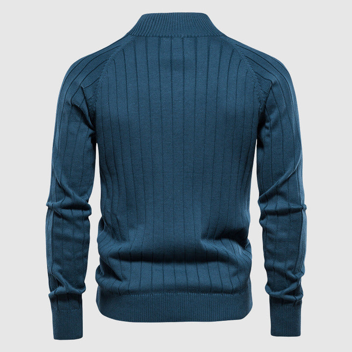 Heren vest trui met volledige rits