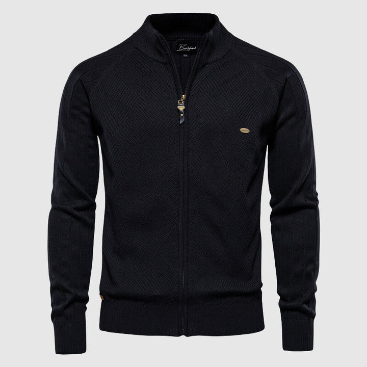 Heren vest trui met volledige rits