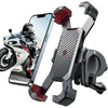 Schokbestendige smartphonehouder voor fiets en motor met 360°-draaiing