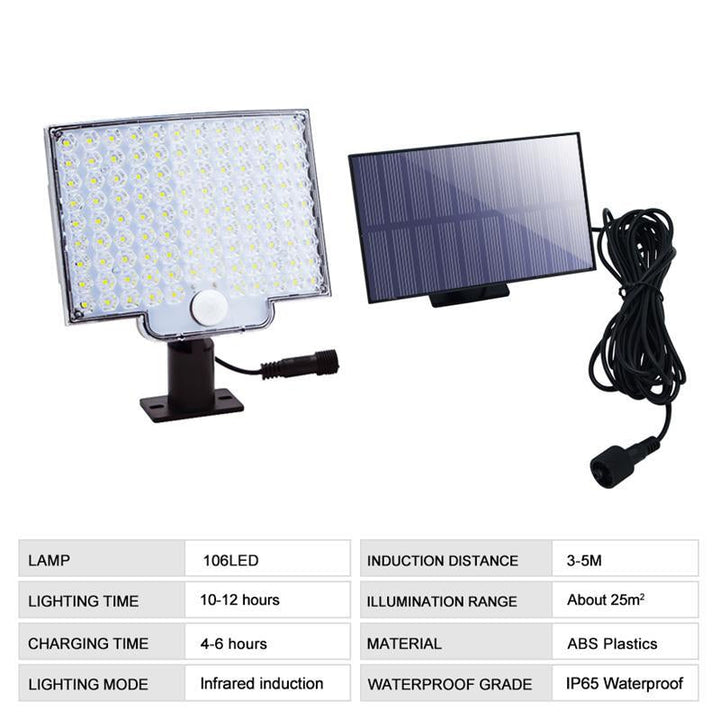 Solar Bewegingslamp voor Buiten – Efficiënt en Praktisch