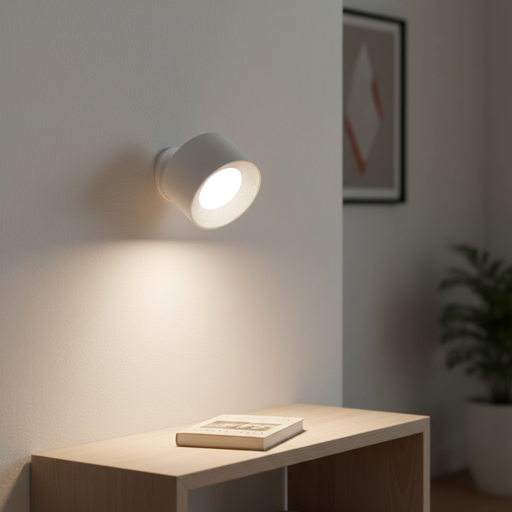 Draadloze magnetische wandlamp – FlexiHalo