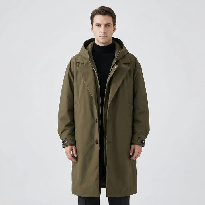 Klassieke parka-trenchcoat voor heren - Armando