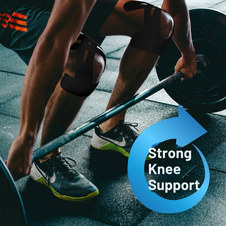 Kniebandage | Voorgesneden kinesiotape | Ademende kniesteun | Flexify