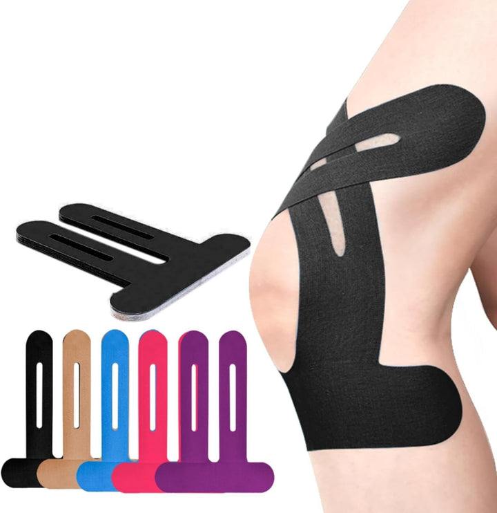 Kniebandage | Voorgesneden kinesiotape | Ademende kniesteun | Flexify