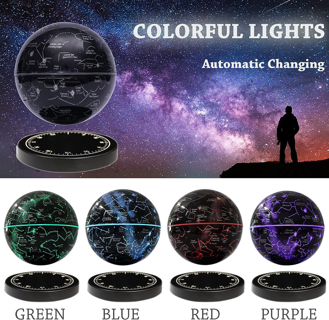 Constellatie | Lamp met zwevende, ronddraaiende sterrenbeelden | Magnetische zweving | SkyOrbit