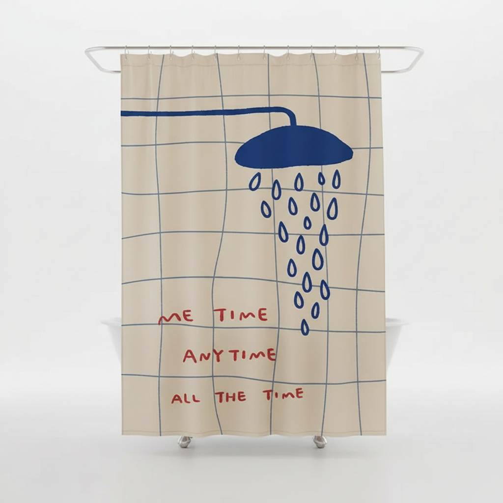Koreaanse stof douchegordijn - AquaGuardCurtain