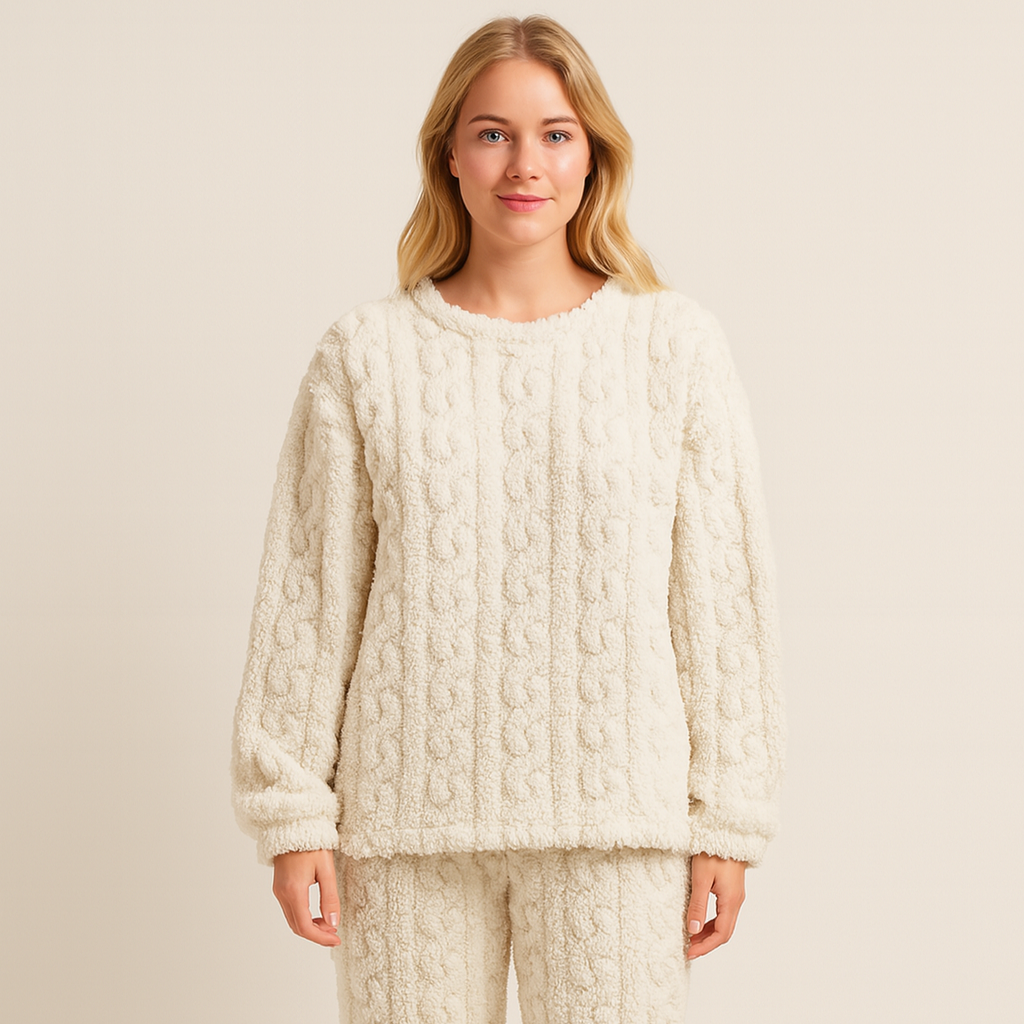 Zachte pyjama met lange mouwen - Kimberley