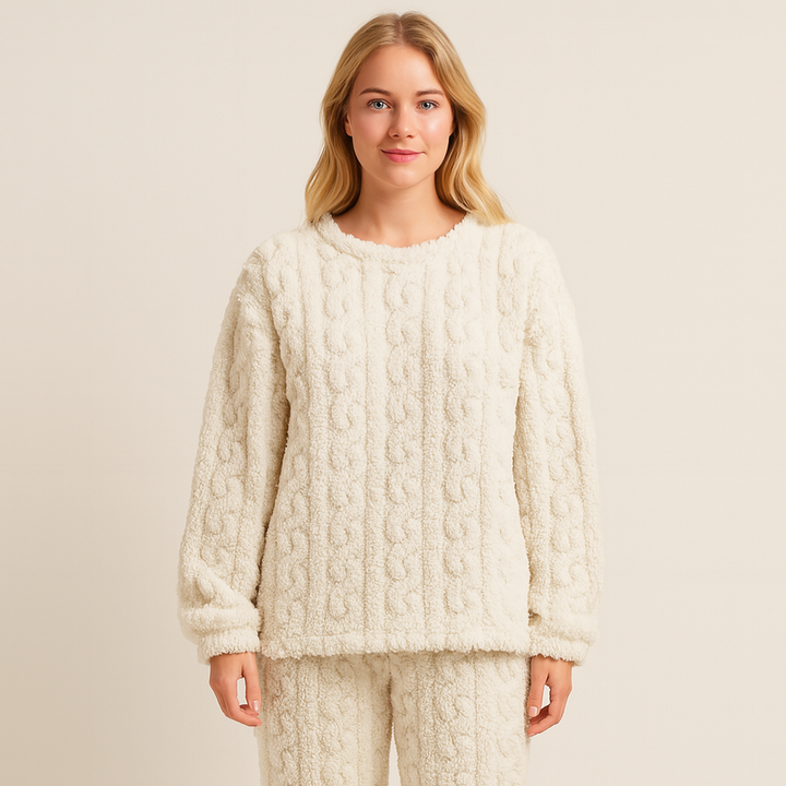 Zachte pyjama met lange mouwen - Kimberley