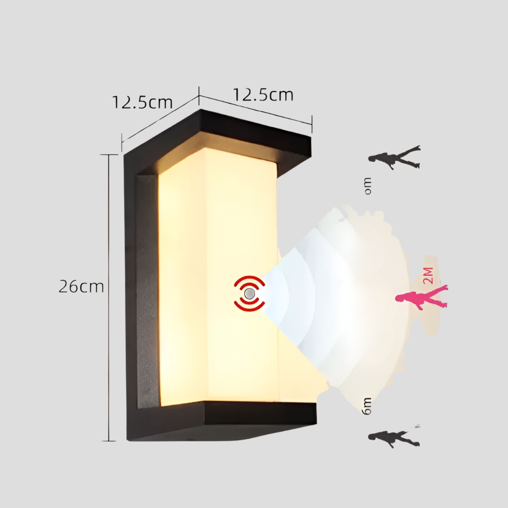LED Buitenwandlamp met Bewegingssensor