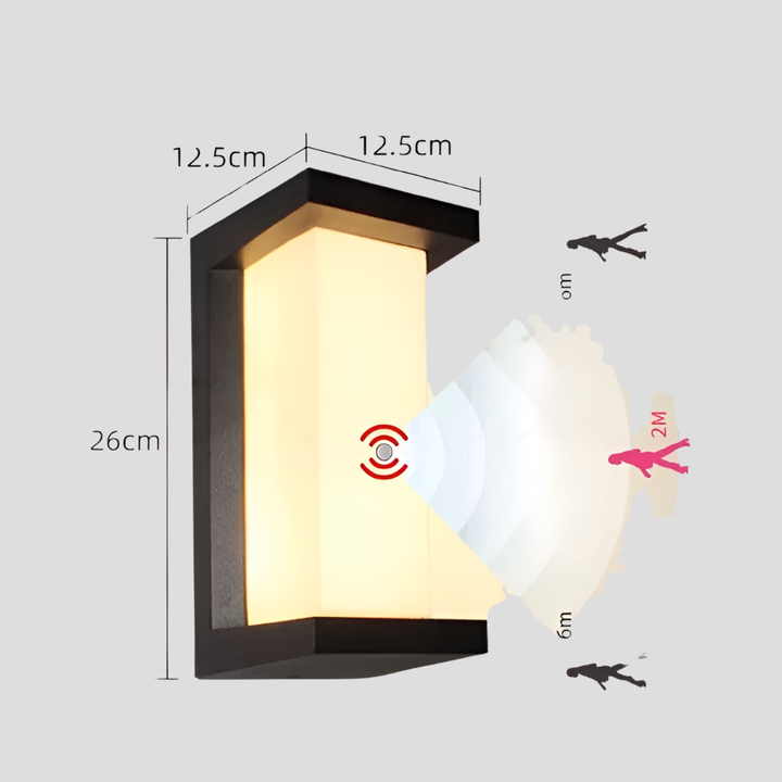 LED Buitenwandlamp met Bewegingssensor