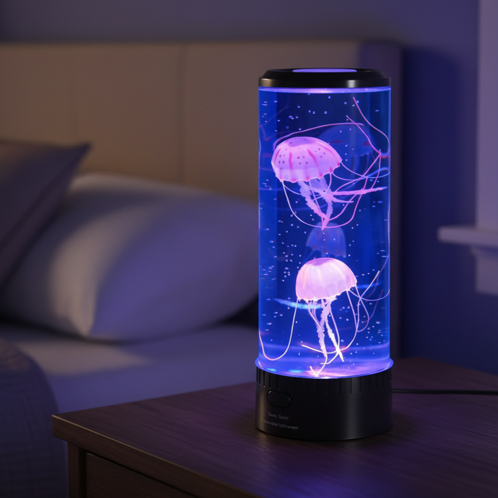 Cilindervormige led-kwallenlamp – Jellyglow