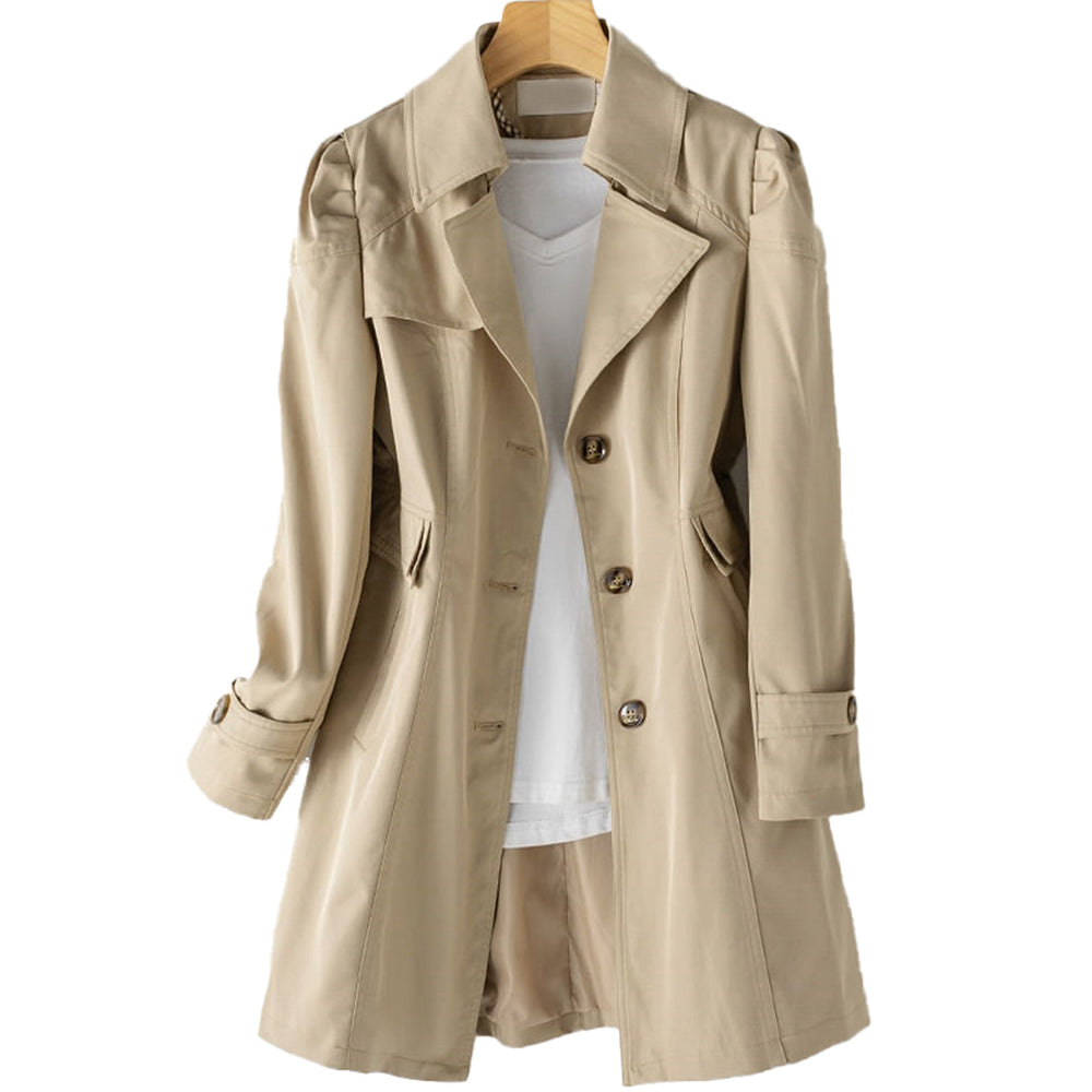 
                  
                    Elara - Elegante Dames Trenchcoat voor Tijdloze Stijl - SkinzLine
                  
                