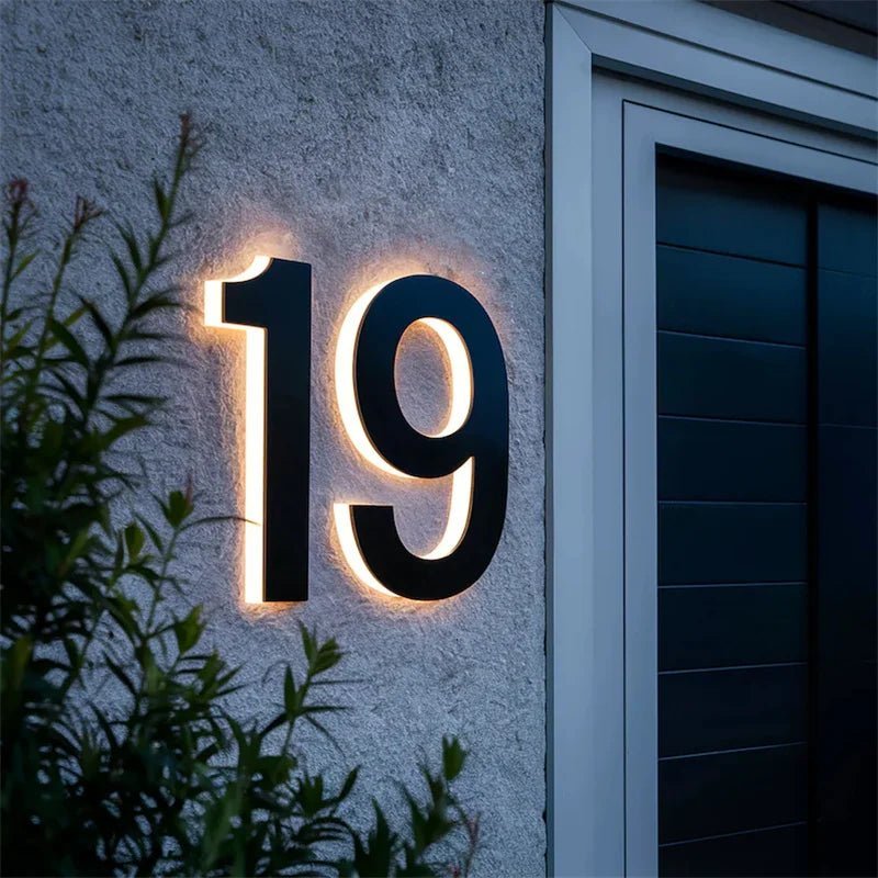 LICHTZEICHEN – Personaliseerbare LED-huisnummers voor Moderne Huizen
