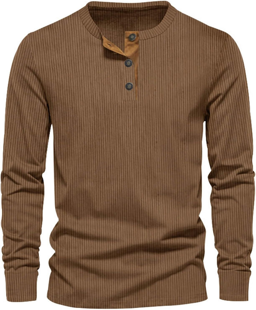 Herenshirt met lange mouwen | Eenvoudige basic voor dagelijks draagcomfort