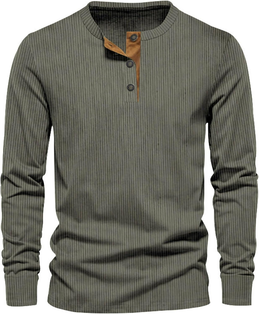 Herenshirt met lange mouwen | Eenvoudige basic voor dagelijks draagcomfort