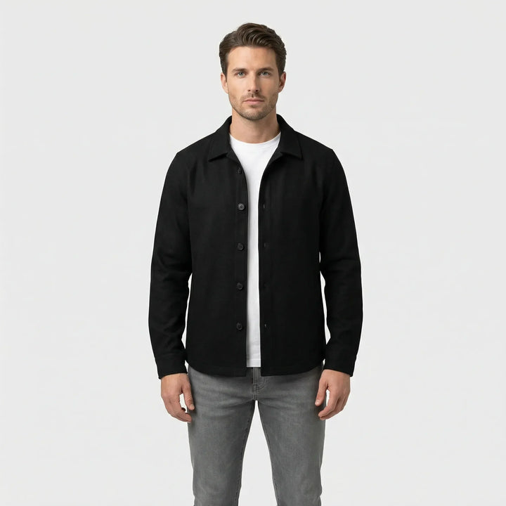 Overshirt met lange mouwen en borstzakken - Pablo